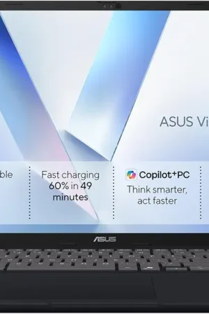 ASUS Vivobok 16 X1607AA Copilot+ PC Laptop | Intel Core Ultra 5 325 | 16GB RAM | 512GB SSD | 16" Full HD+ 16:10 Screen | Backlit Keyboard | Windows 11